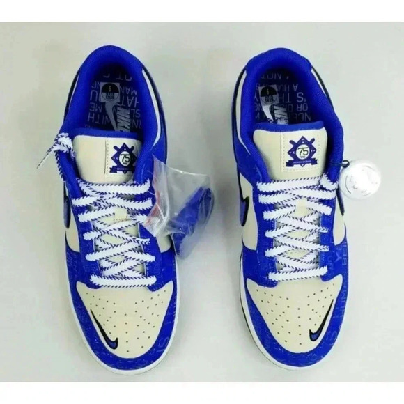 Nike Dunk Men's 9 Womens 10.5 Low Racer Blue 42 JACKIE ROBINSON Brand New in Box - Picture 10 of 12